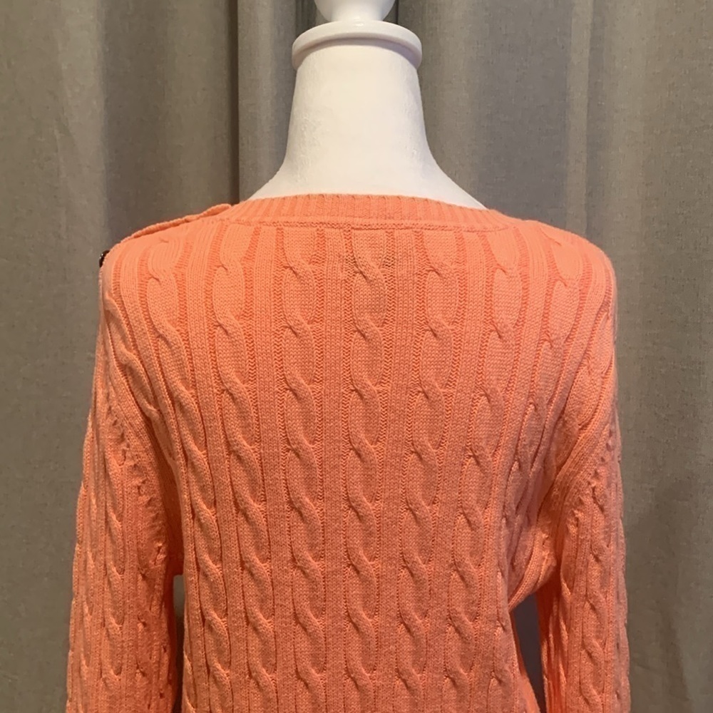 NWOT - Croft & Barrow Crew-neck Cable Cord Sweater Size Medium - Picture 6 of 16